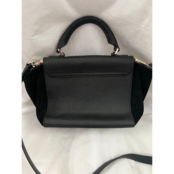 Kate Spade New York Wesley Place Suede Laurel Handbag Black GS - Picture 4 of 9